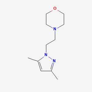 4-[2-(3,5-dimethyl-1H-pyrazol-1-yl)ethyl]morpholine