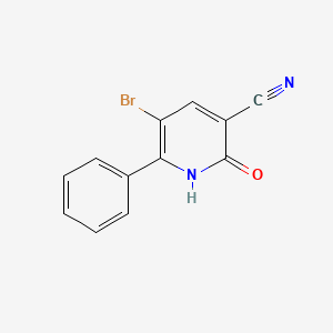 5-Bromo-2-oxo-6-phenyl-1,2-dihydro-3-pyridinecarbonitrile
