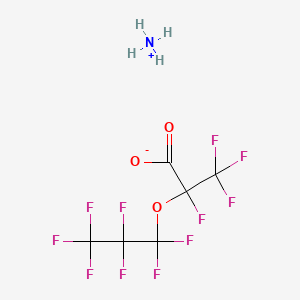 molecular formula C6H4F11NO3 B1524394 Ammonium perfluoro(2-methyl-3-oxahexanoate) CAS No. 62037-80-3