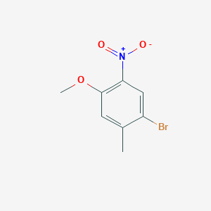molecular formula C8H8BrNO3 B1524397 1-Bromo-4-methoxy-2-methyl-5-nitrobenzene CAS No. 89978-56-3