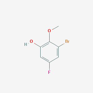 molecular formula C7H6BrFO2 B1524403 3-Bromo-5-fluoro-2-methoxyphenol CAS No. 1026796-60-0