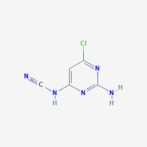 (2-Amino-6-chloropyrimidin-4-yl)cyanamide