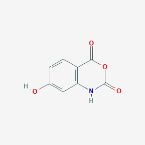 molecular formula C8H5NO4 B15244081 7-Hydroxy-1H-benzo[D][1,3]oxazine-2,4-dione 
