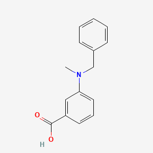 molecular formula C15H15NO2 B1524409 3-[Benzyl(methyl)amino]benzoic acid CAS No. 1181697-29-9
