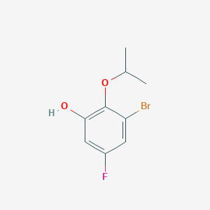molecular formula C9H10BrFO2 B1524416 3-Bromo-5-fluoro-2-isopropoxyphenol CAS No. 1026796-58-6