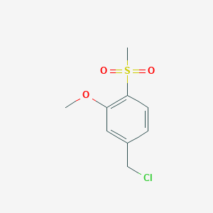 4-(Chloromethyl)-1-methanesulfonyl-2-methoxybenzene