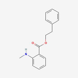 molecular formula C16H17NO2 B1524431 2-Phenylethyl 2-(methylamino)benzoate CAS No. 1308361-72-9