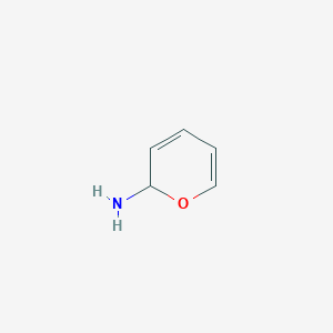 molecular formula C5H7NO B15244402 2H-Pyran-2-amine CAS No. 83372-63-8