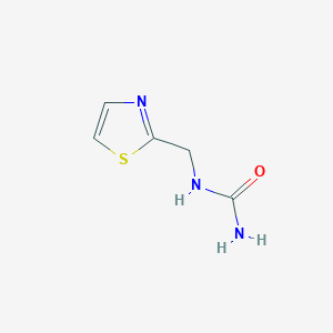 molecular formula C5H7N3OS B1524442 (1,3-Thiazol-2-ylmethyl)urea CAS No. 1251308-97-0