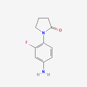 1-(4-Amino-2-fluorophenyl)pyrrolidin-2-one