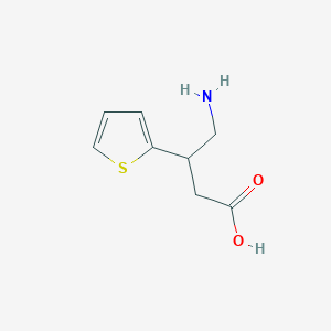 molecular formula C8H11NO2S B152445 4-Amino-3-(2-thienyl)butanoic acid CAS No. 133933-76-3