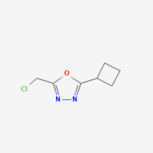 2-(Chloromethyl)-5-cyclobutyl-1,3,4-oxadiazole