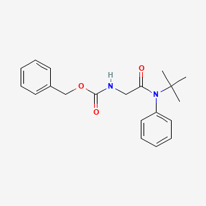 molecular formula C20H24N2O3 B15244541 benzyl N-[2-(N-tert-butylanilino)-2-oxoethyl]carbamate 