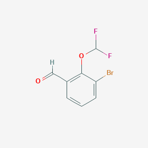 3-Bromo-2-(difluoromethoxy)benzaldehyde
