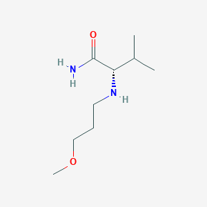 molecular formula C9H20N2O2 B15244586 N-(3-Methoxypropyl)L-Valinamide 