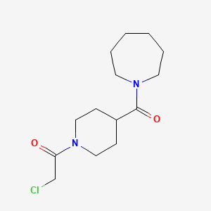 1-[4-(Azepane-1-carbonyl)piperidin-1-yl]-2-chloroethan-1-one