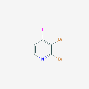 molecular formula C5H2Br2IN B15244767 2,3-Dibromo-4-iodopyridine 