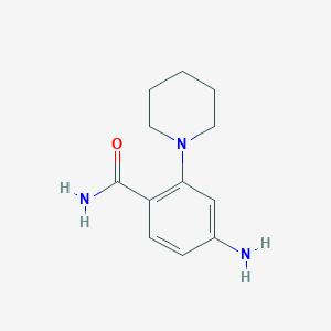 4-Amino-2-(piperidin-1-yl)benzamide