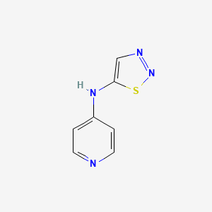 molecular formula C7H6N4S B15244929 N-(Pyridin-4-yl)-1,2,3-thiadiazol-5-amine 