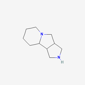 molecular formula C10H18N2 B1524514 decahydro-1H-pyrrolo[3,4-a]indolizine CAS No. 1354954-15-6