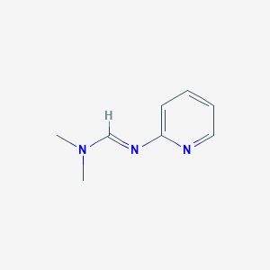 molecular formula C8H11N3 B15245204 n,n-Dimethyl-n'-pyridin-2-yl-formamidine 