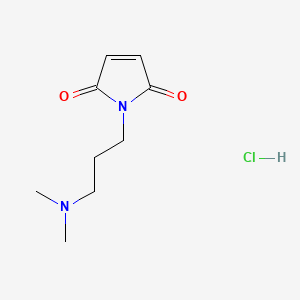 molecular formula C9H15ClN2O2 B1524524 1-[3-(dimethylamino)propyl]-2,5-dihydro-1H-pyrrole-2,5-dione hydrochloride CAS No. 73935-27-0
