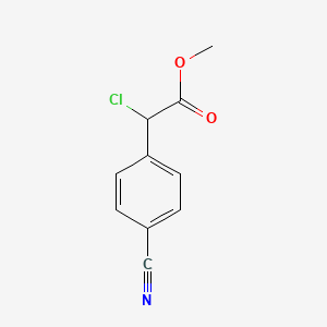 Methyl 2-chloro-2-(4-cyanophenyl)acetate