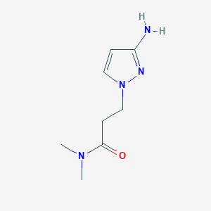 3-(3-amino-1H-pyrazol-1-yl)-N,N-dimethylpropanamide