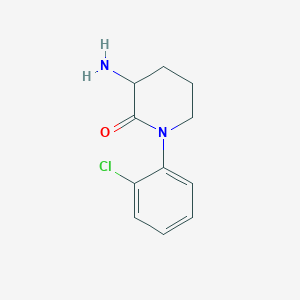 3-Amino-1-(2-chlorophenyl)piperidin-2-one