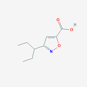 3-(Pentan-3-yl)-1,2-oxazole-5-carboxylic acid