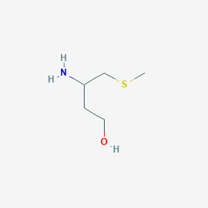 3-Amino-4-(methylsulfanyl)butan-1-ol