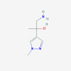 1-amino-2-(1-methyl-1H-pyrazol-4-yl)propan-2-ol