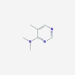 molecular formula C7H11N3 B15245597 N,N,5-Trimethylpyrimidin-4-amine 