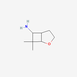 7,7-Dimethyl-2-oxabicyclo[3.2.0]heptan-6-amine