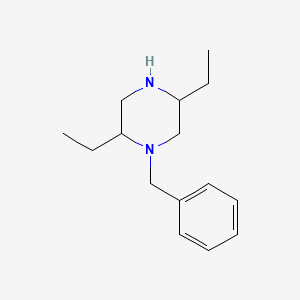 1-Benzyl-2,5-diethylpiperazine