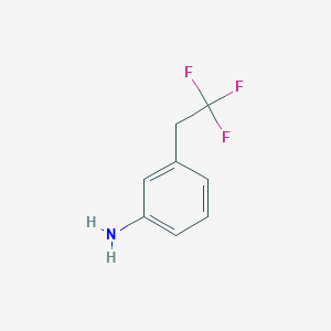 molecular formula C8H8F3N B1524571 3-(2,2,2-Trifluoroethyl)aniline CAS No. 768335-16-6