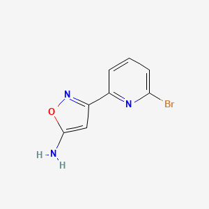 3-(6-Bromo-pyridin-2-YL)-isoxazol-5-ylamine