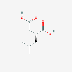 molecular formula C8H14O4 B15245812 (S)-2-Isobutylsuccinic acid CAS No. 63163-11-1