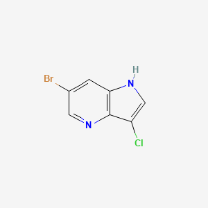 6-Bromo-3-chloro-1H-pyrrolo[3,2-b]pyridine