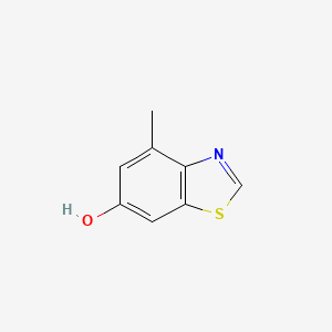 molecular formula C8H7NOS B1524589 4-Methylbenzo[d]thiazol-6-ol CAS No. 1190317-27-1