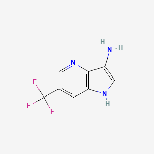 6-(trifluoromethyl)-1H-pyrrolo[3,2-b]pyridin-3-amine