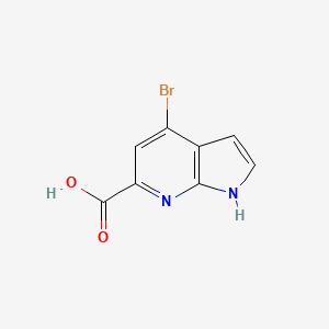 4-bromo-1H-pyrrolo[2,3-b]pyridine-6-carboxylic acid