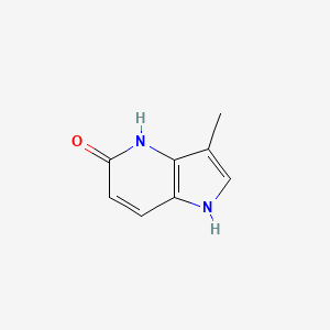 molecular formula C8H8N2O B1524595 3-Methyl-1H-pyrrolo[3,2-b]pyridin-5-ol CAS No. 1190311-86-4