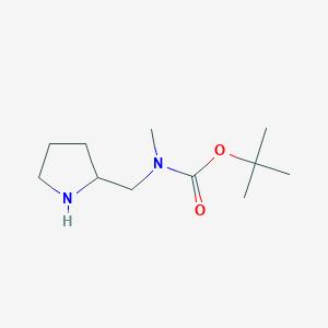 molecular formula C11H22N2O2 B1524598 Methyl-pyrrolidin-2-ylmethyl-carbamic acid tert-butyl ester CAS No. 1334335-95-3