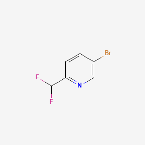 molecular formula C6H4BrF2N B1524599 5-Bromo-2-(difluoromethyl)pyridine CAS No. 845827-13-6