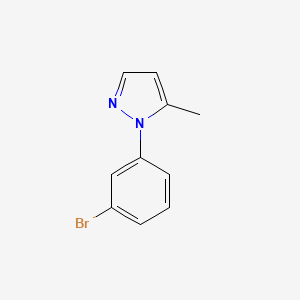 molecular formula C10H9BrN2 B1524601 1-(3-Bromophenyl)-5-methyl-1H-pyrazole CAS No. 1260787-69-6