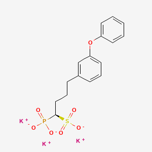 molecular formula C16H16K3O7PS B15246027 Ezb5WC3F9S CAS No. 157126-16-4