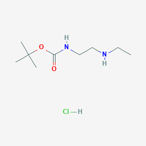 molecular formula C9H21ClN2O2 B1524616 Boc-eda-ET hcl CAS No. 1073659-87-6