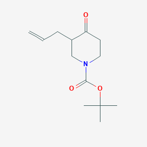 molecular formula C13H21NO3 B152462 叔丁基 3-烯丙基-4-氧代哌啶-1-羧酸酯 CAS No. 138021-97-3