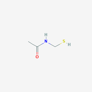 molecular formula C3H7NOS B15246215 N-(Mercaptomethyl)acetamide 